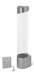 Держатель для стаканов Ecotronic (шурупы) мод.003 серебристый